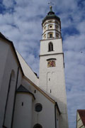 Turm der Stadtkirche in Munderkingen