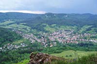 Blick vom Aussichtspunkt Schalksburg