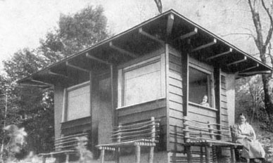 Schutzhütte auf dem Dreifürstenstein 1927
